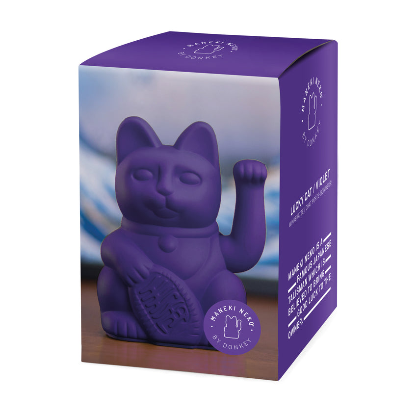 Lucky Cat violet mini