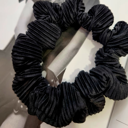 inani Scrunchie Plissee schwarz