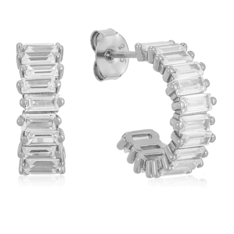 Creolen Zirkonia gold & silber
