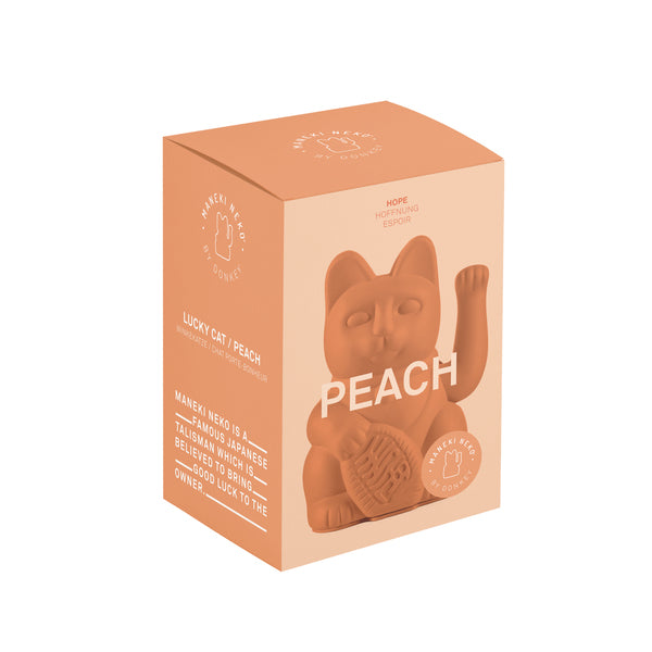 Lucky Cat peach mini